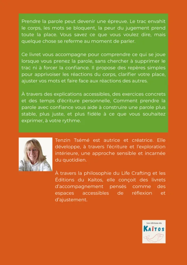 comment prendre la parole avec confiance - Tenzin Tsémé comment prendre la parole avec confiance - Tenzin Tsémé