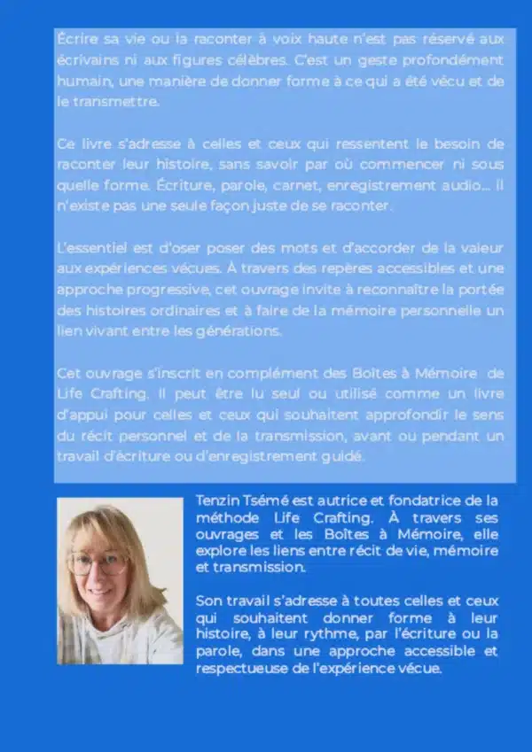 l'art d'écrire ou de parler de sa vie l'art d'écrire ou de parler de sa vie